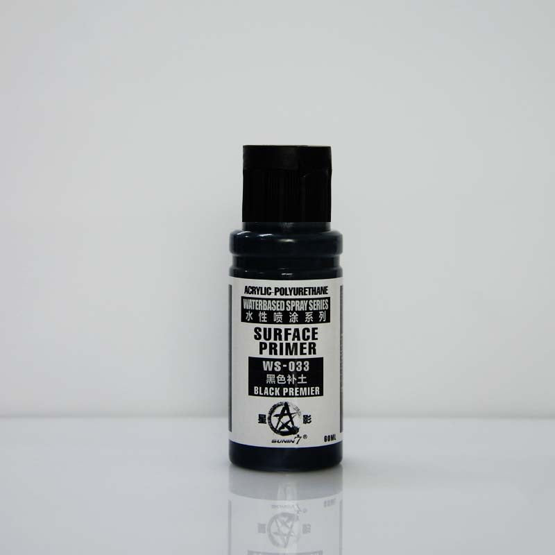 Sunin Acrylic Primer WS-033 Surface Primer (Black Premier) 60ML