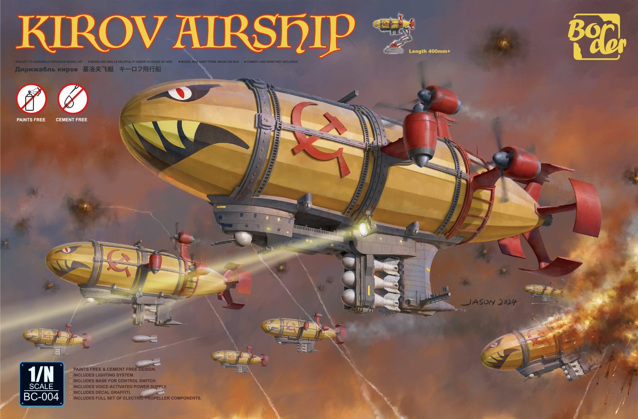 Border Model BC004 Kirov Airship Military Model Kit