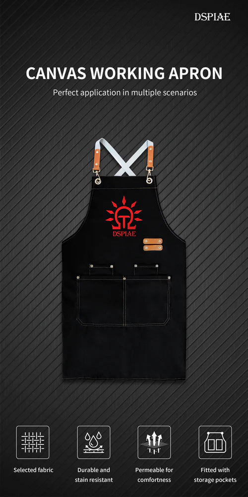 DSPIAE CAN-01 Canvas Working Apron