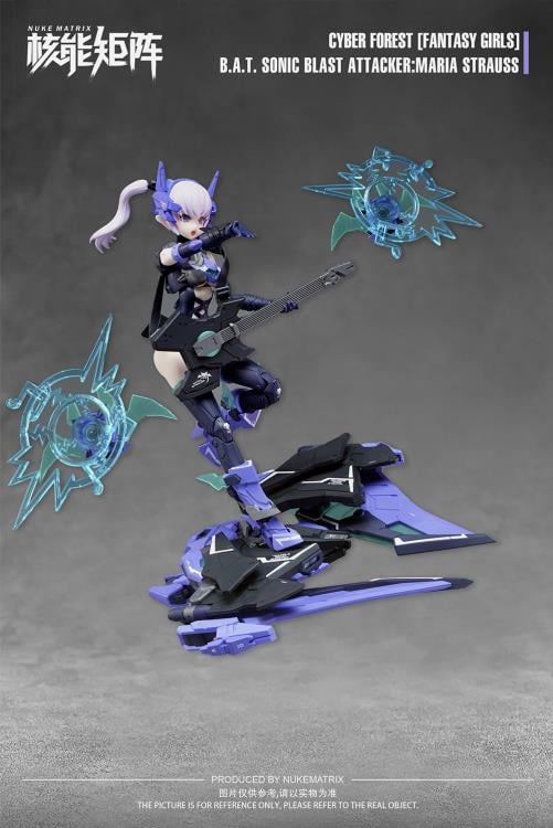 Cyber Forest Fantasy Girls B.A.T. Sonic Blast Attacker Maria Strauss 1/12 Scale Model Kit