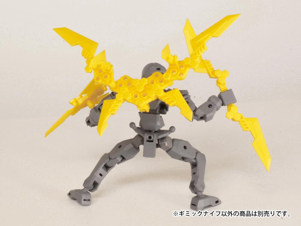 PLA-ACT Option Series 08 Gimmick Knife 3 (Yellow Ver.) Accessory Kit