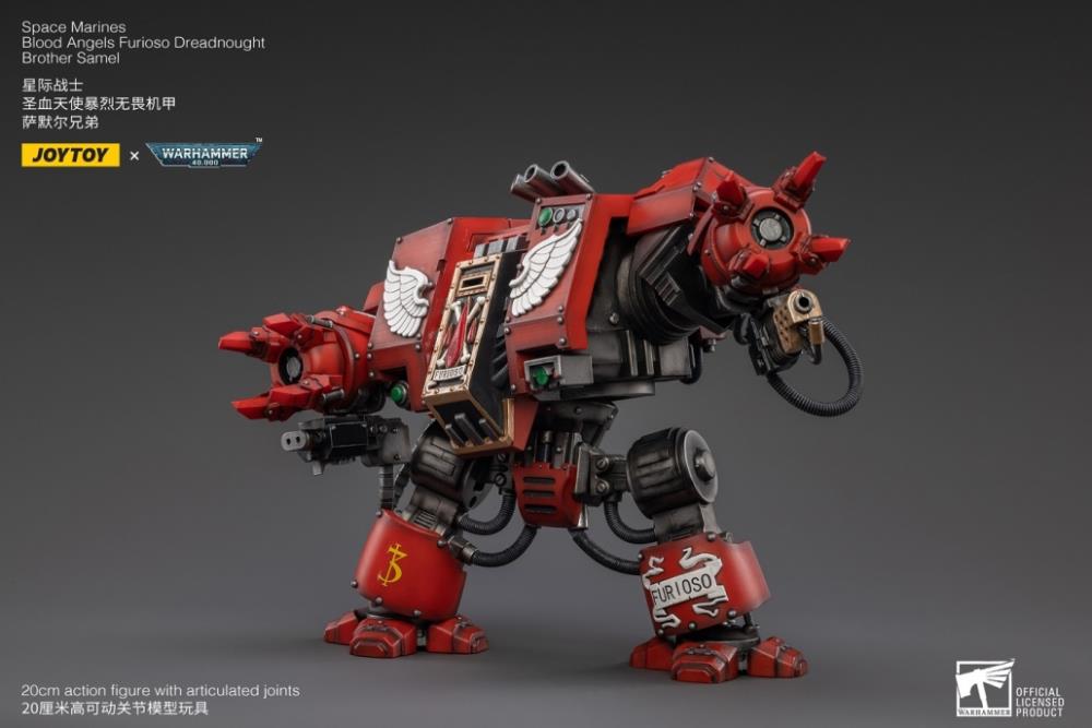 Warhammer 40K Blood Angels Furioso Brother Samel Dreadnought 1/18 Scale Action Figure (Reissue)