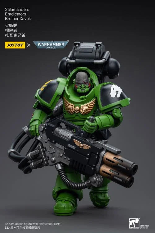 Warhammer 40K Salamanders Eradicators Brother Xavak 1/18 Scale Action Figure