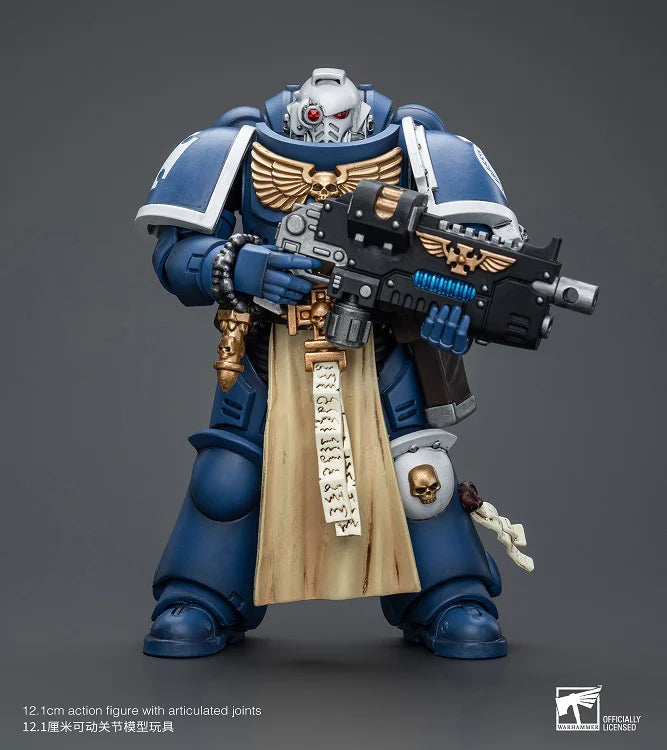 Warhammer 40K Ultramarines Sternguard Veteran with Combi-Plasma 1/18 Scale Action Figure