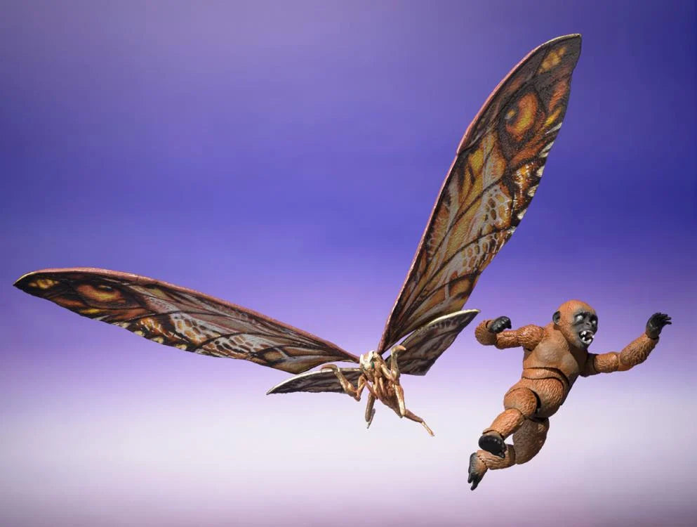 Godzilla x Kong The New Empire S.H.MonsterArts Suko & Mothra