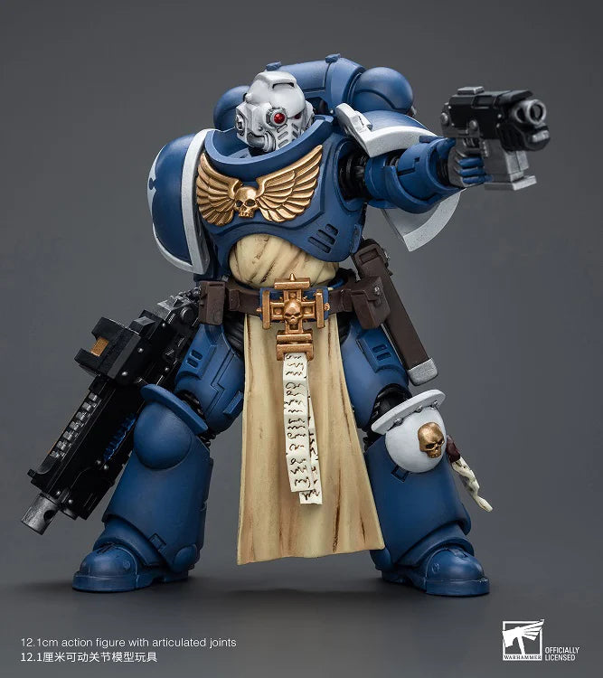 Warhammer 40K Ultramarines Sternguard Veteran with Combi-Plasma 1/18 Scale Action Figure