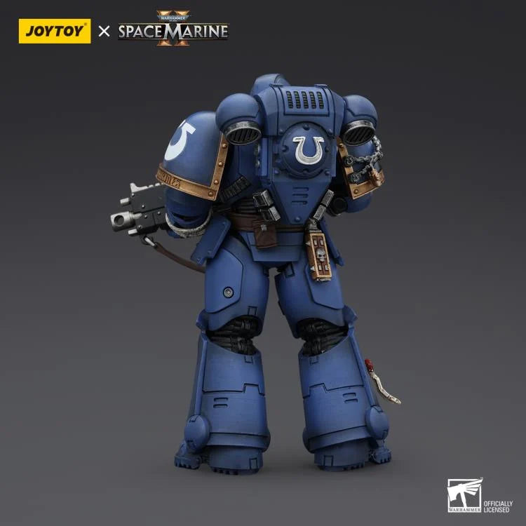 Warhammer 40,000 Space Marine 2 Ultramarines Brother Chairon 1/18 Scale Action Figure