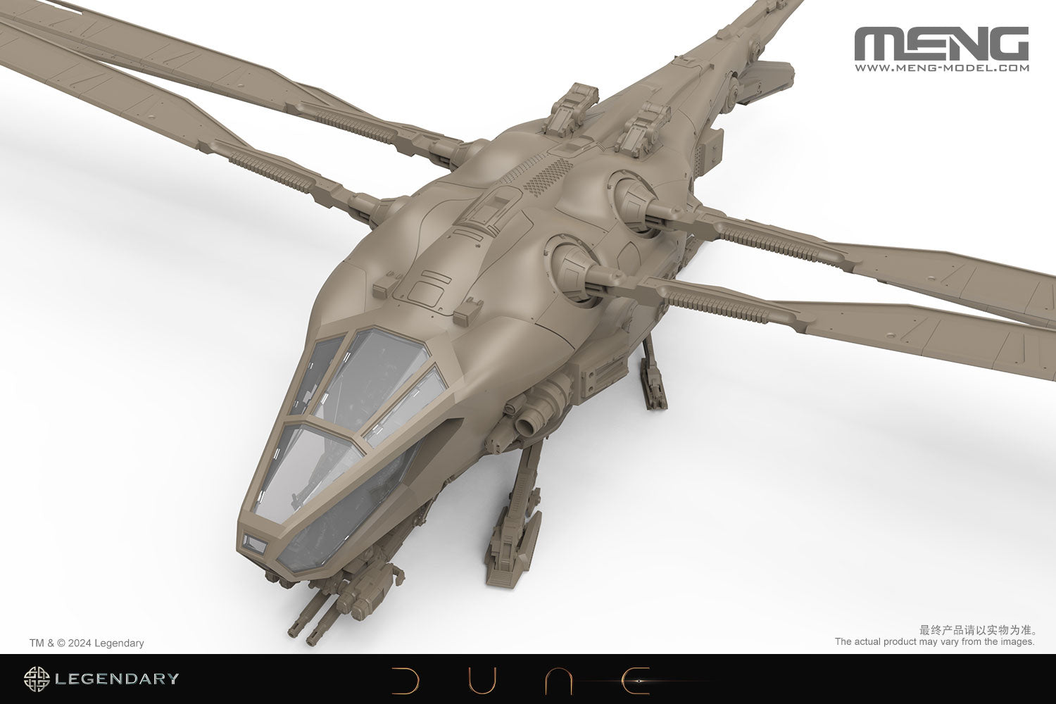 Dune (2021) DS-009 Harkonnen Ornithopter 1/72 Scale Model Kit