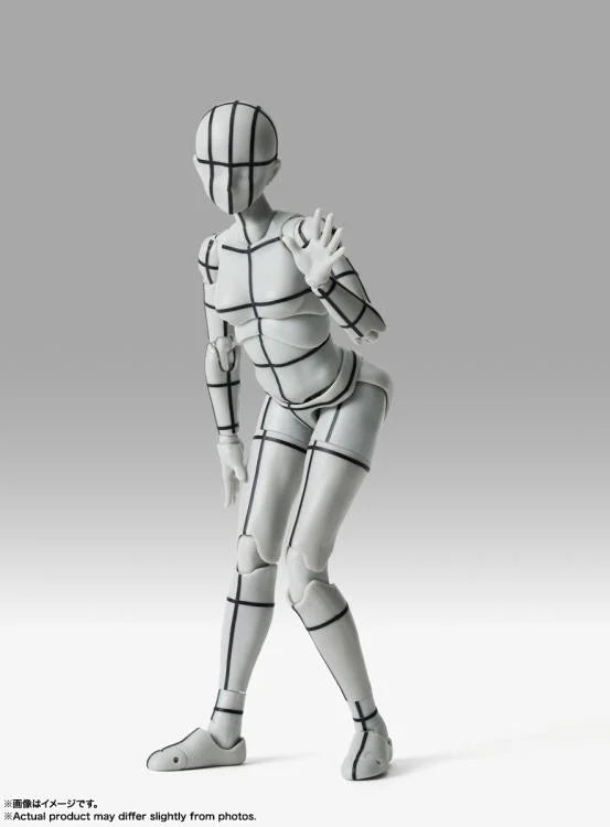 S.H.Figuarts Body-chan Sports Edition (Wireframe Gray Color Ver.)