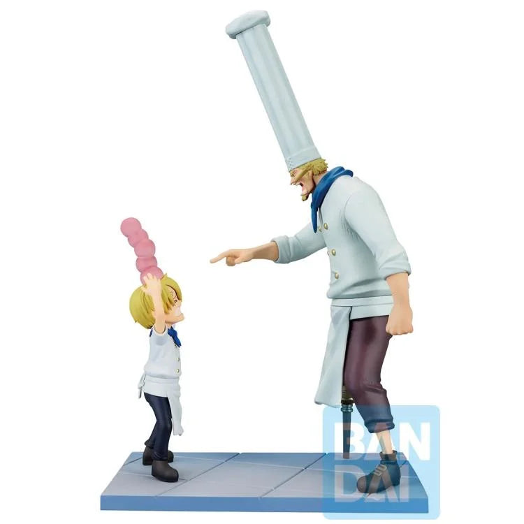 One Piece Ichibansho Revible Moment Sanji & Zeff (Road to Down) Figure