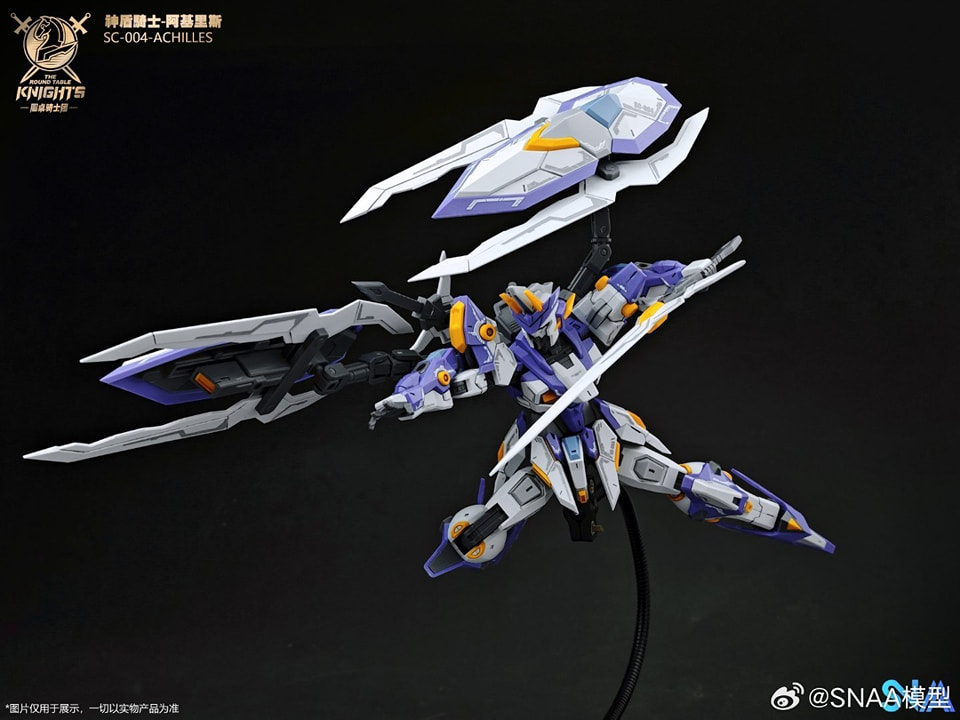 The Round Table Knights SC-004 Aegis Knight Achilles 1/144 Scale Model Kit