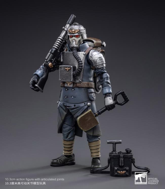 Warhammer 40K Death Korps of Krieg Veteran Squad Guardsman Demolitions Specialist 1/18 Scale Action Figure