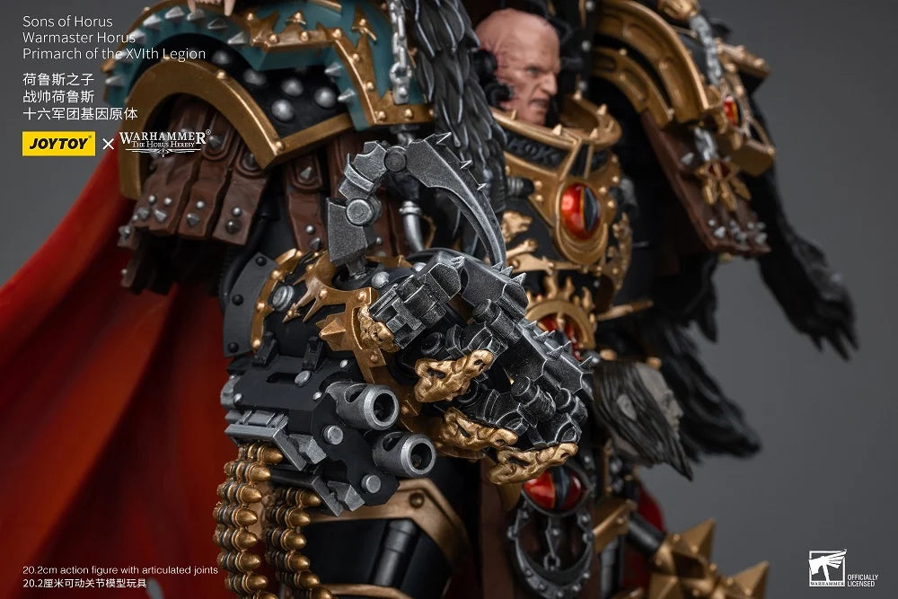 Warhammer 40K Sons of Horus Warmaster Horus, Primarch of the XVLth Legion 1/18 Scale Action Figure