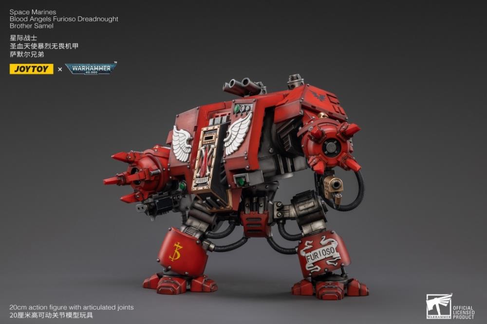 Warhammer 40K Blood Angels Furioso Brother Samel Dreadnought 1/18 Scale Action Figure (Reissue)