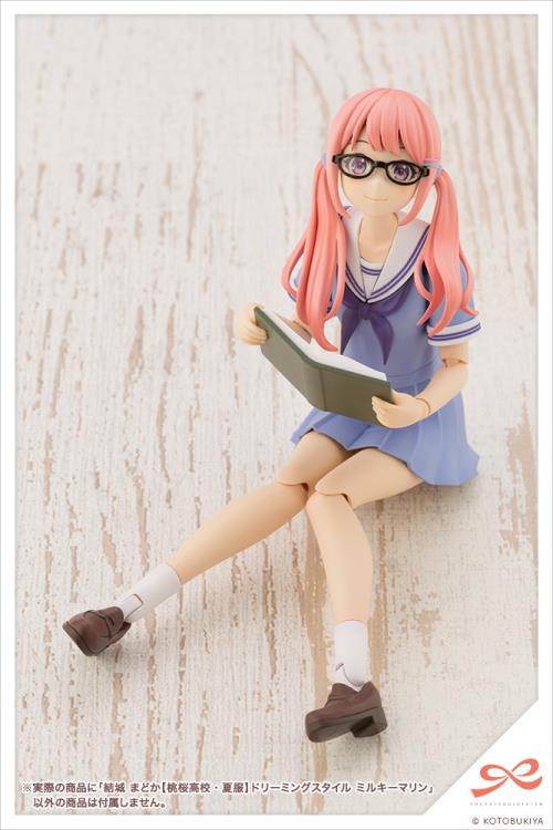 Sousai Shoujo Teien Touou High School Summer Clothes Madoka Yuki (Dreaming Style Milky Marine Ver.) 1/10 Scale Model Kit