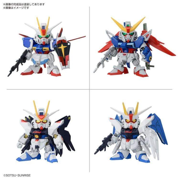 Mobile Suit Gundam SEED SD Gundam BB Senshi C.E. Fateful Showdown Set of 4 Model Kits