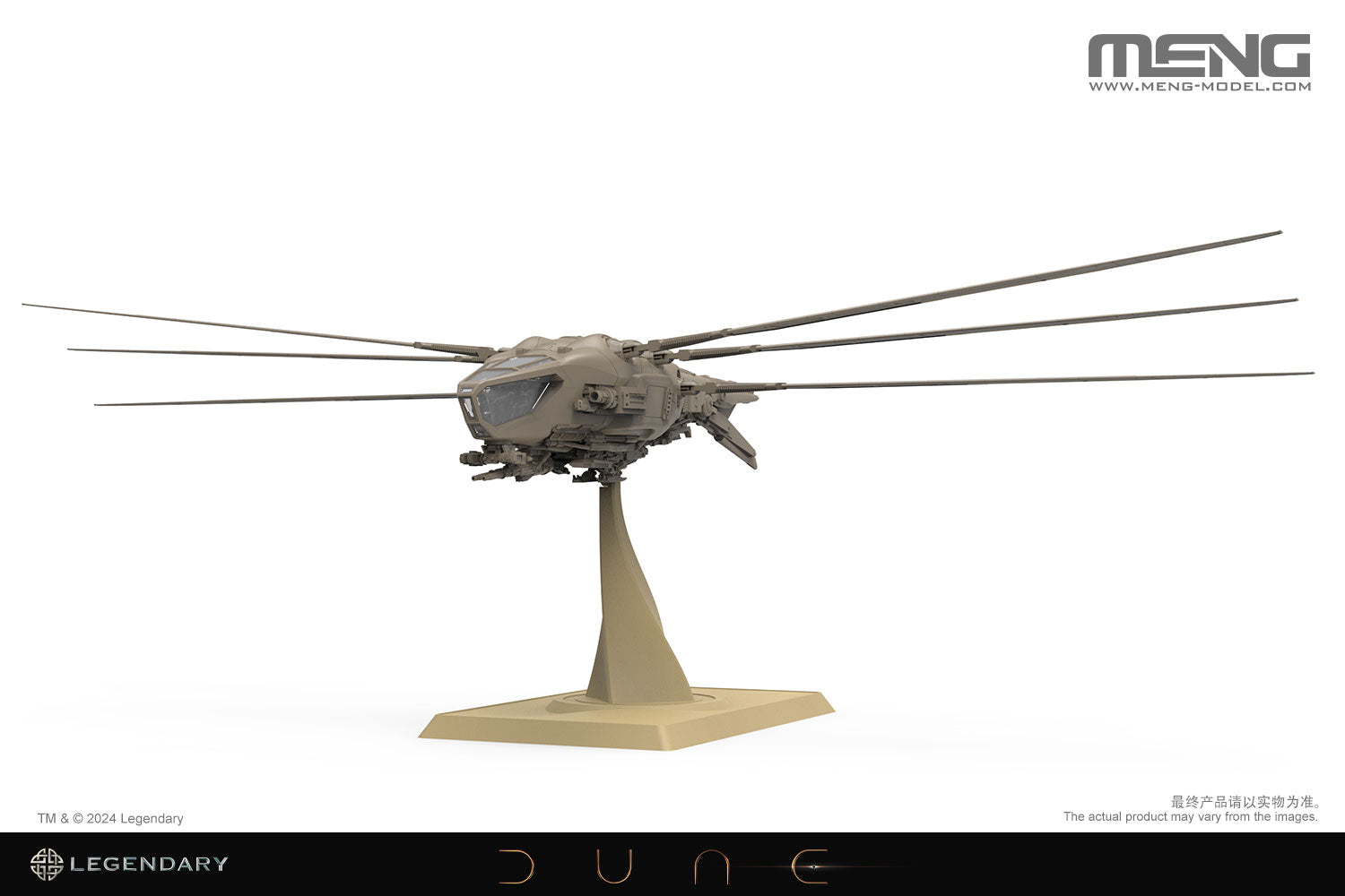 Dune (2021) DS-009 Harkonnen Ornithopter 1/72 Scale Model Kit