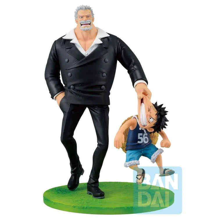 One Piece Ichibansho Revible Moment Monkey D. Garp & Monkey D. Luffy (Road to Down) Figure