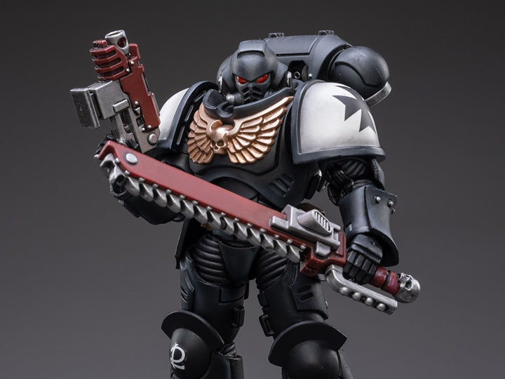 Warhammer 40k Black Templars Assault Intercessor Outriders Brother Valtus 1/18 Scale Action Figure