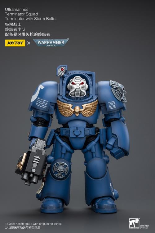 Warhammer 40K Ultramarines Terminator Squad Terminator with Storm Bolter 1/18 Scale Action Figure