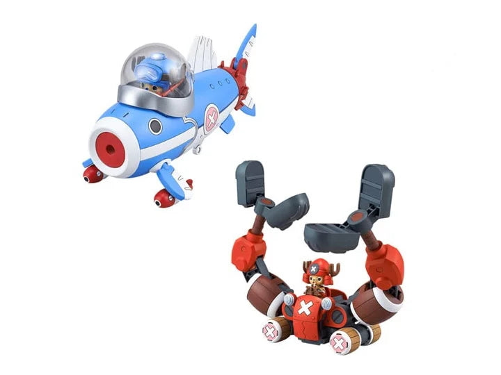 One Piece Chopper Robo 03 Chopper Submarine & 05 Chopper Crane Model Kit Set