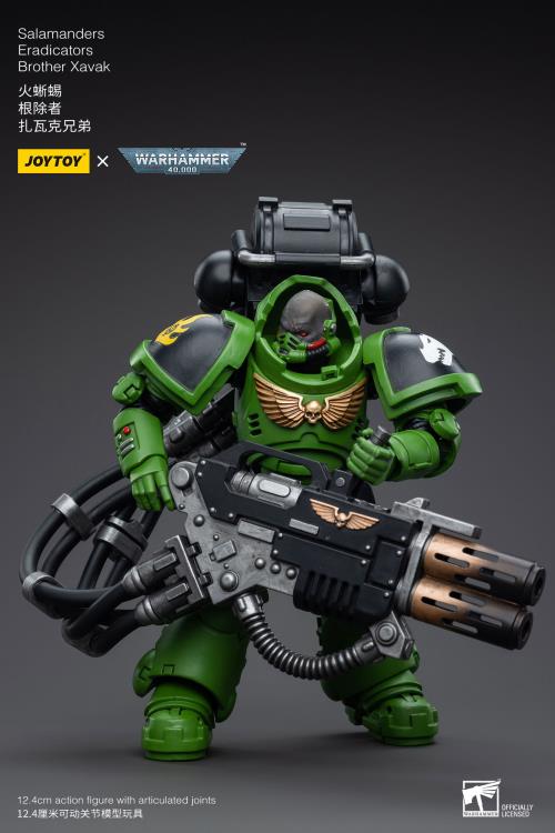 Warhammer 40K Salamanders Eradicators Brother Xavak 1/18 Scale Action Figure