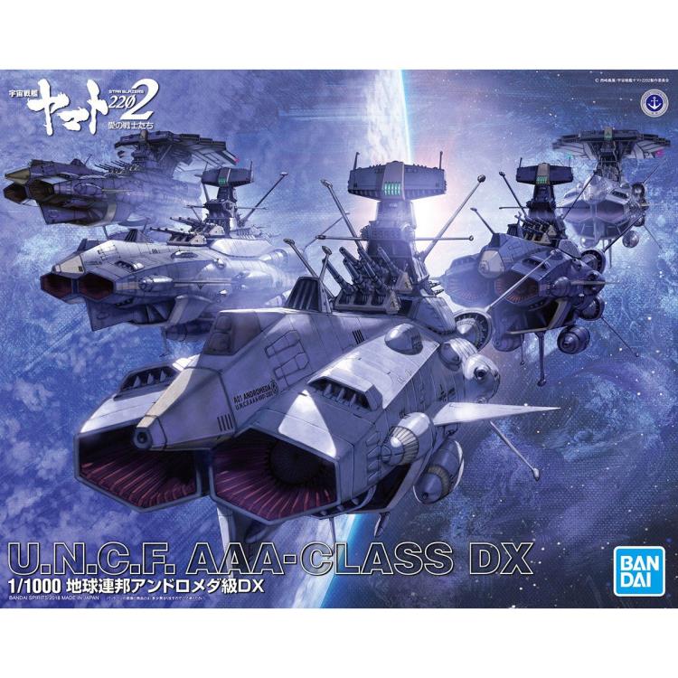 Space Battleship Yamato U.N.F.C. Andromeda Class DX 1/1000 Scale Model Kit