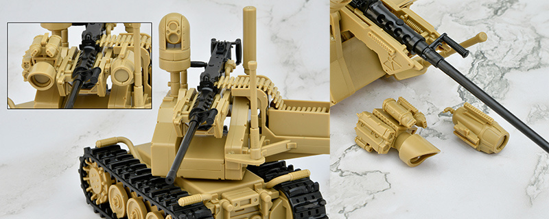 Little Armory LD049 UGV Armed Robot System 2 Caliber Carrier 1/12 Scale Accessory Set