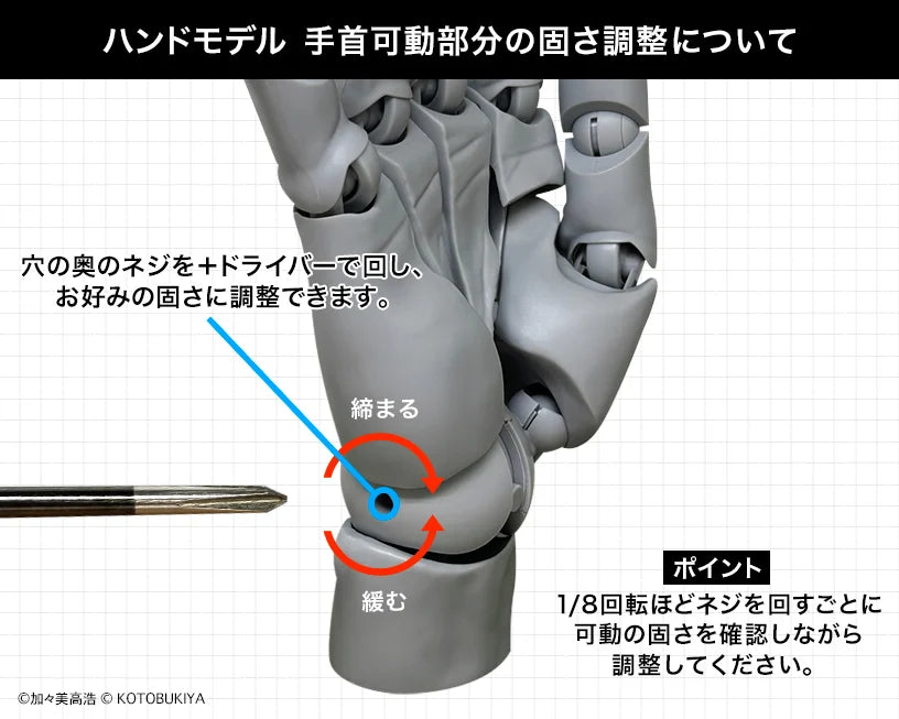 Takahiro Kagami Artist Support Item Hand Model (Left Hand Pale Orange Ver.)