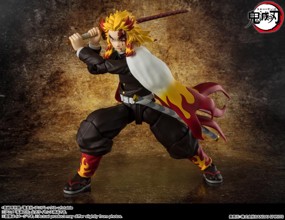 Demon Slayer Kimetsu no Yaiba S.H.Figuarts Kyojuro Rengoku Action Figure