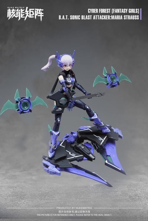 Cyber Forest Fantasy Girls B.A.T. Sonic Blast Attacker Maria Strauss 1/12 Scale Model Kit