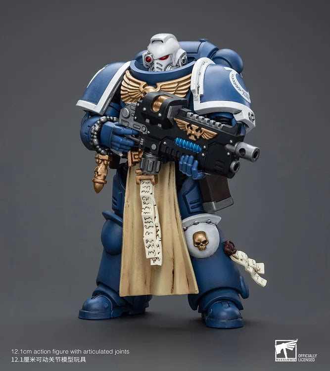 Warhammer 40K Ultramarines Sternguard Veteran with Combi-Plasma 1/18 Scale Action Figure