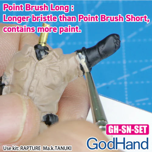 GodHand GH-EBRSP-SN-SET Brushwork Semi-PRO 4 Brushes Set