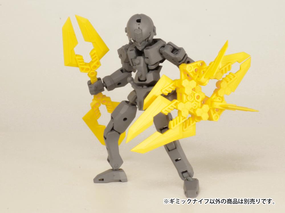 PLA-ACT Option Series 08 Gimmick Knife 3 (Yellow Ver.) Accessory Kit