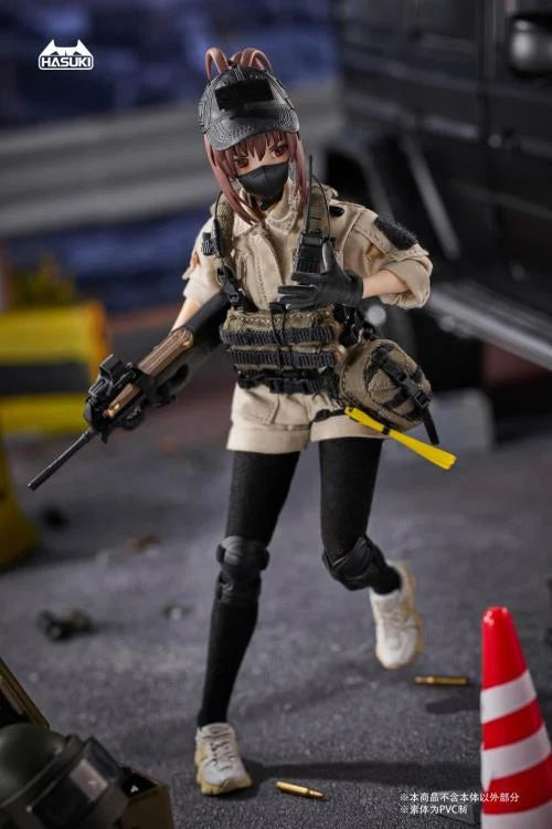 Pocket Art Series Security Guard Hiyo Reizei 1/12 Scale Action Figure