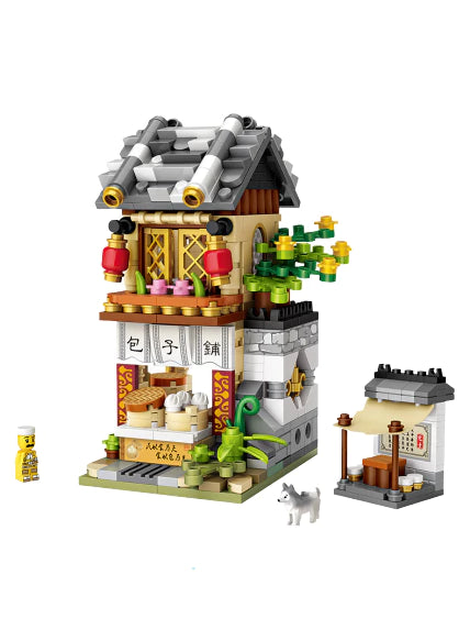 LOZ Mini Ancient Street 1722 Bun House