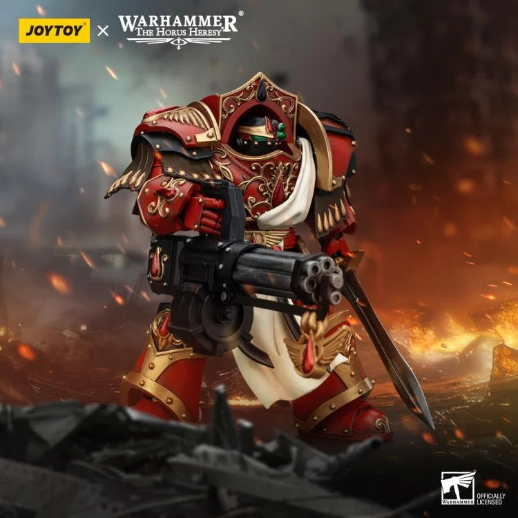 Warhammer The Horus Heresy Blood Angels Crimson Paladin with Iliastus Assault Cannon 1/18 Scale Action Figure