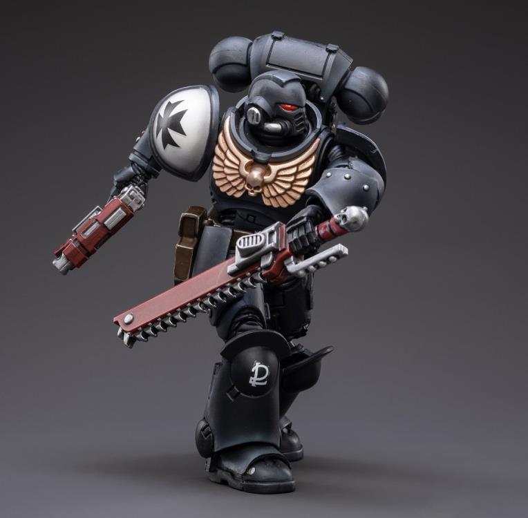 Warhammer 40k Black Templars Assault Intercessor Outriders Brother Valtus 1/18 Scale Action Figure