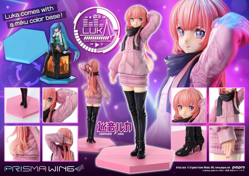 Vocaloid Prisma Wing Megurine Luka (Art by lack) 1/7 Scale Figure