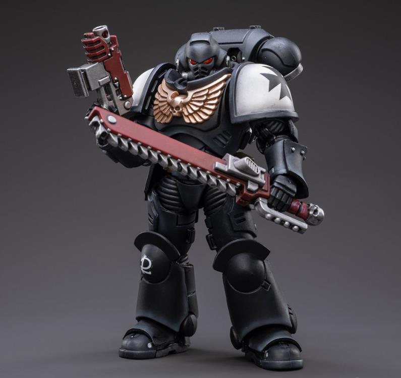 Warhammer 40k Black Templars Assault Intercessor Outriders Brother Valtus 1/18 Scale Action Figure