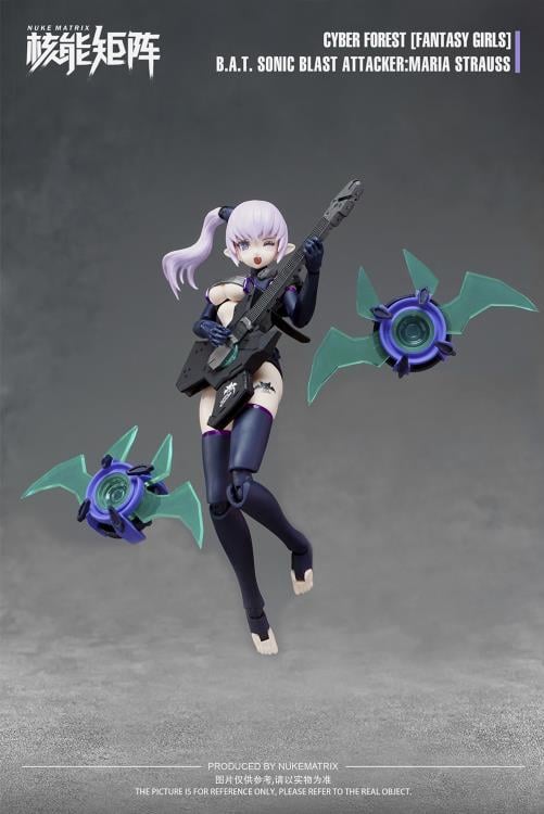 Cyber Forest Fantasy Girls B.A.T. Sonic Blast Attacker Maria Strauss 1/12 Scale Model Kit