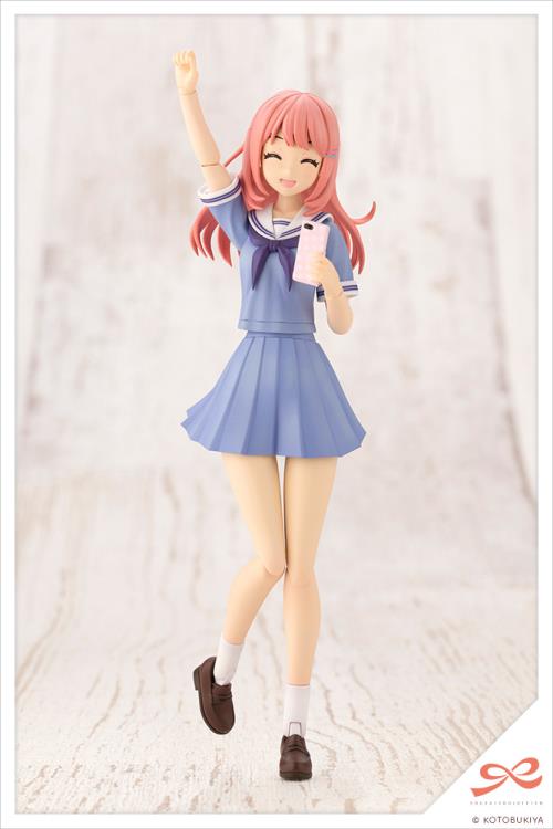 Sousai Shoujo Teien Touou High School Summer Clothes Madoka Yuki (Dreaming Style Milky Marine Ver.) 1/10 Scale Model Kit