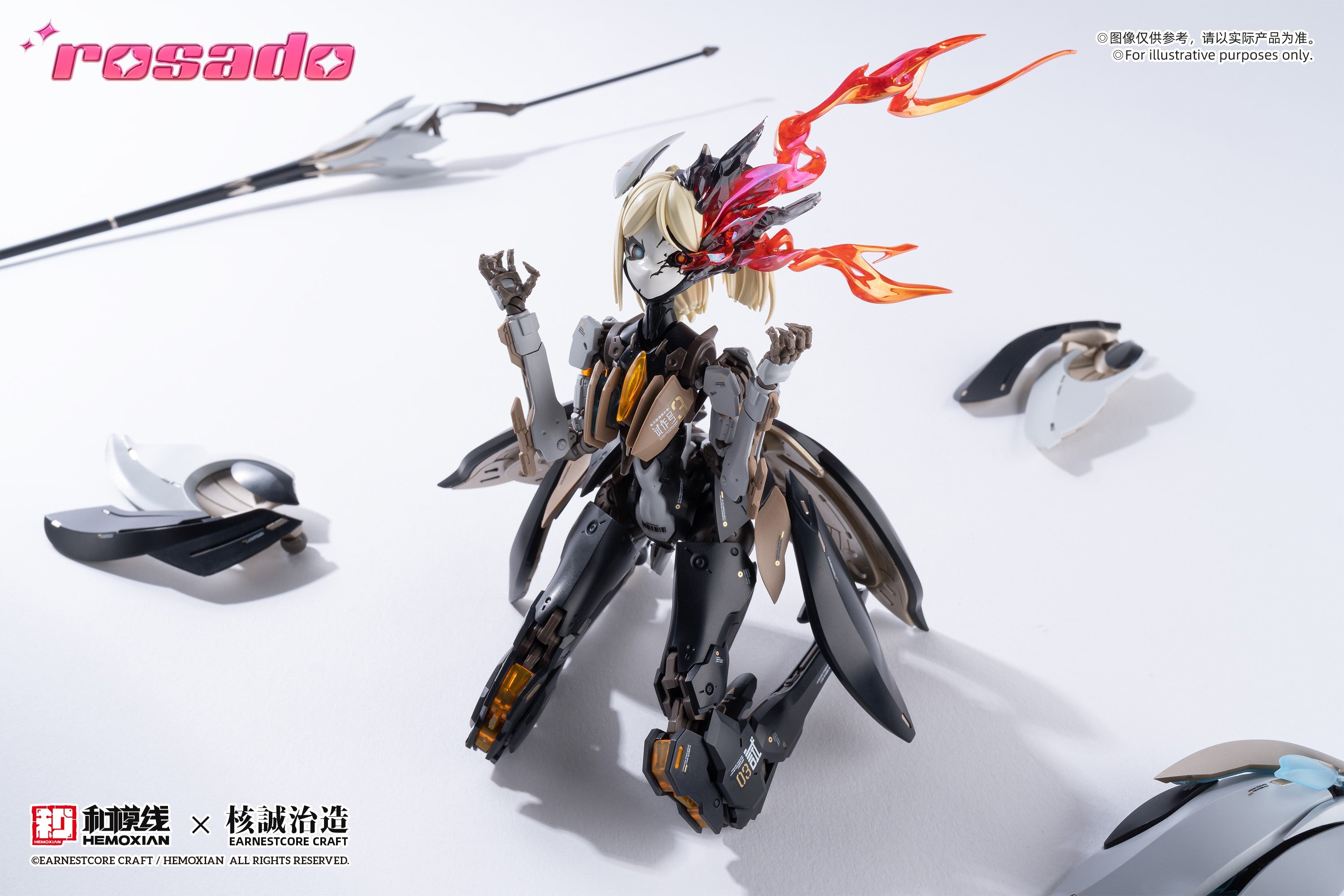 Rosado Project Starflower Lilly MK3 1/10 Scale Action Figure