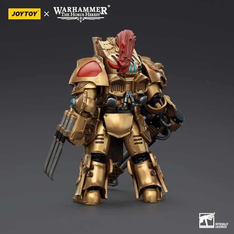 Warhammer The Horus Heresy Legio Custodes Aquilon Terminator Squad Aquilon with Infernus Firepike 1/18 Scale Action Figure