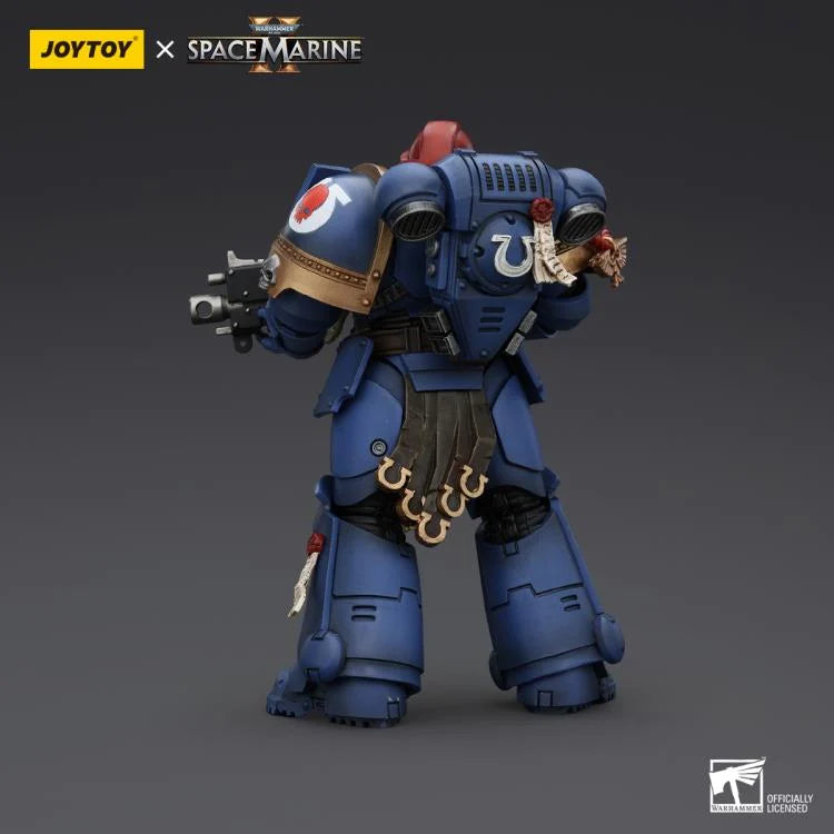 Warhammer 40,000 Space Marine 2 Ultramarines Sergeant Gadriel 1/18 Scale Action Figure