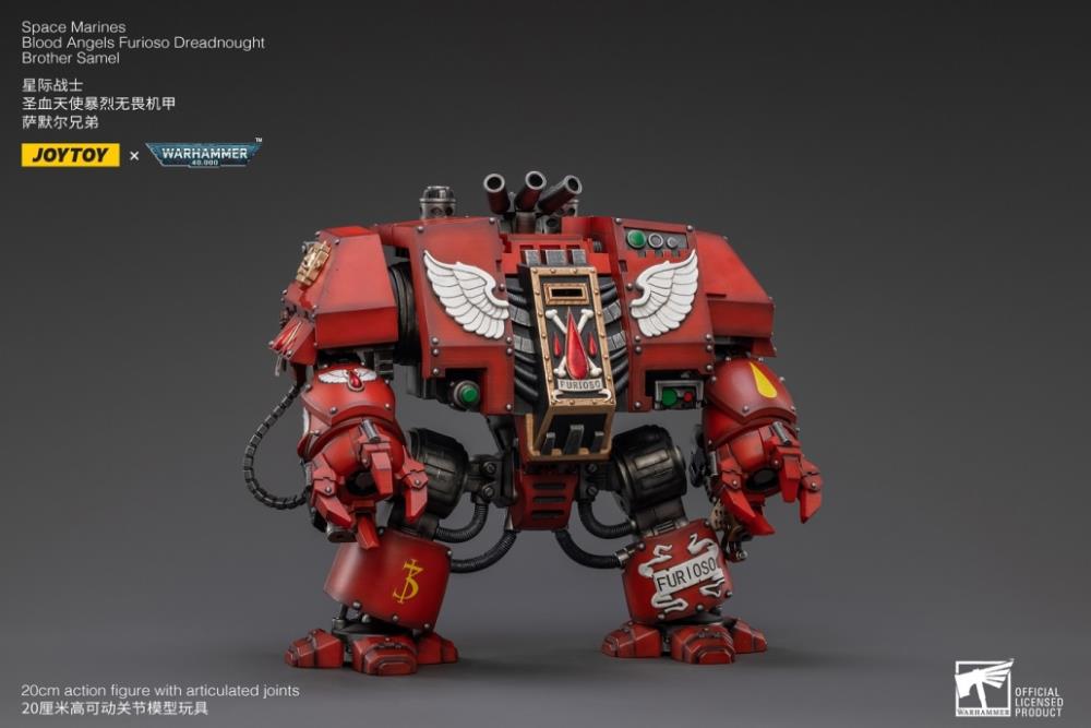 Warhammer 40K Blood Angels Furioso Brother Samel Dreadnought 1/18 Scale Action Figure (Reissue)