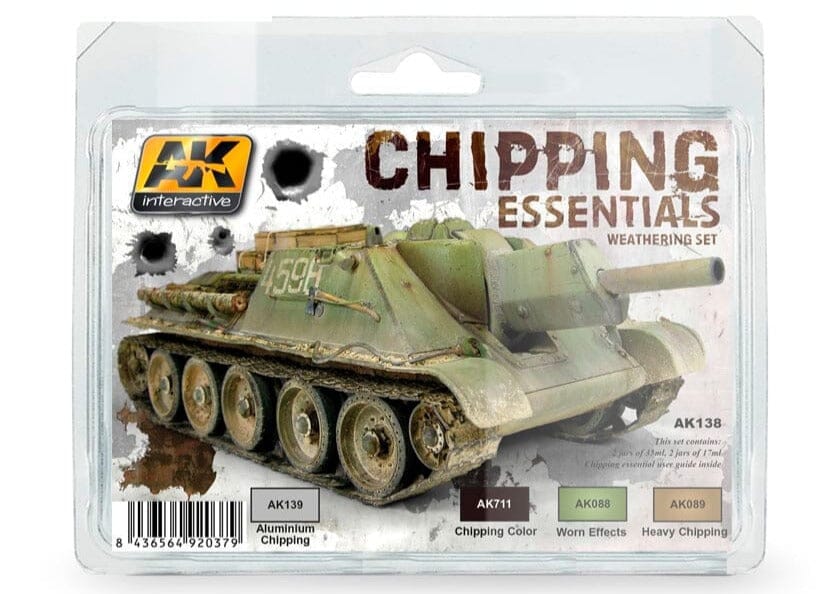 AK Interactive Chipping Essentials Weathering Set