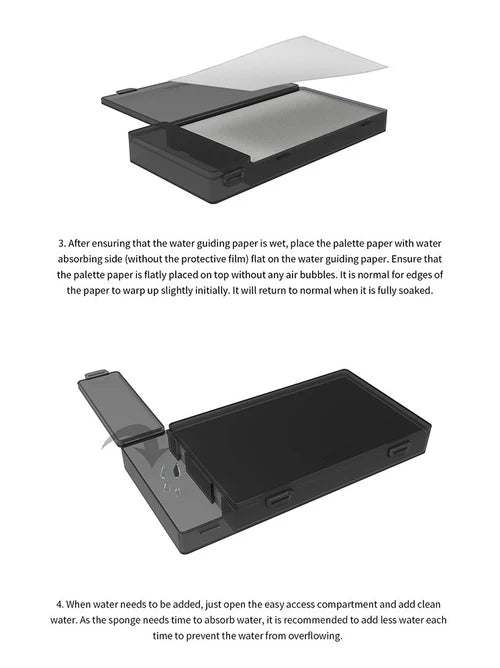 DSPIAE MP-01 Moisture-Retaining Palette for Acrylic Paints