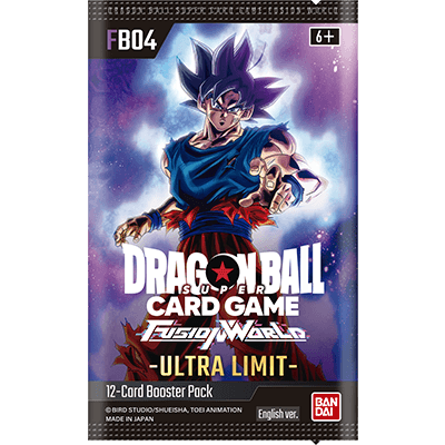 Dragon Ball Super Trading Card Game Fusion World Ultra Limit Display Booster Box (24 Packs)