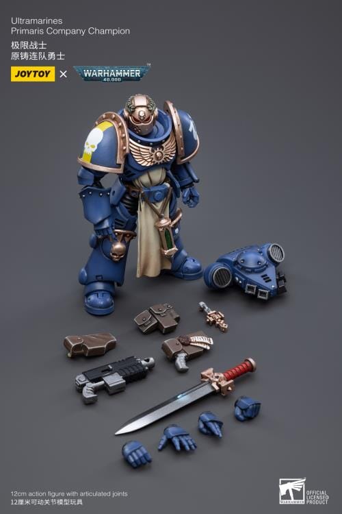 Warhammer 40K Ultramarines Primaris Company Champion 1/18 Scale Figure